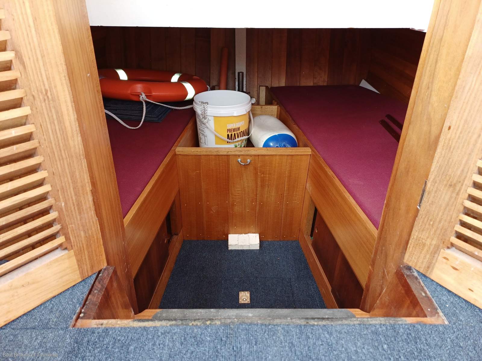 S'Shiffli Traditional Tasmanian motor Sailer. Rig removed Boat Brokers of Tasmania
