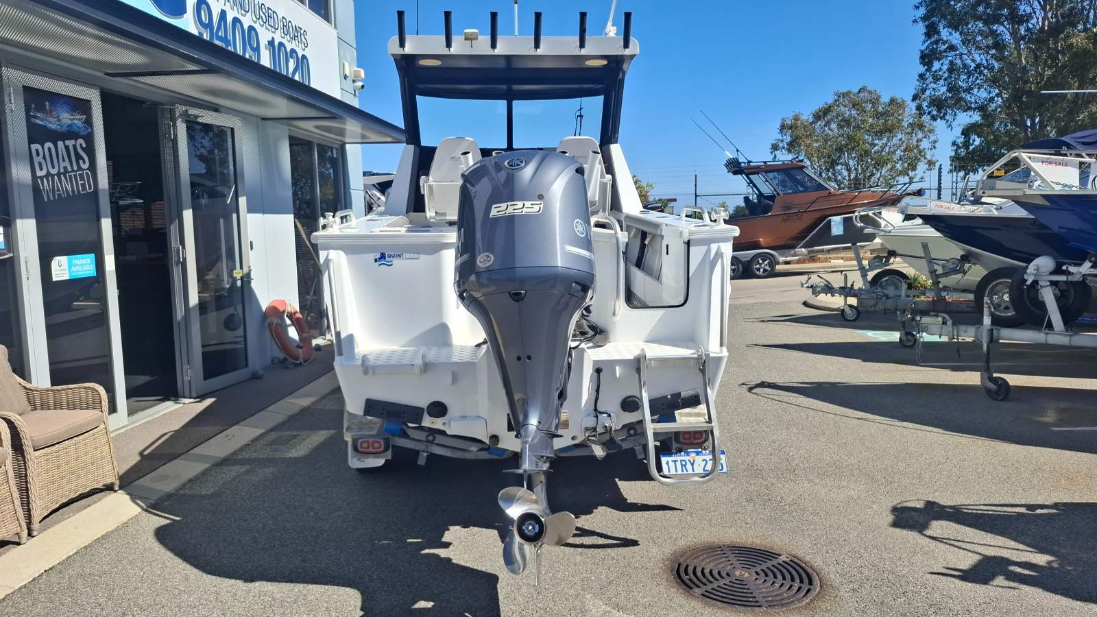 Quintrex 650 Trident Hardtop With Yamaha 225HP 4-Stroke (420 hours)