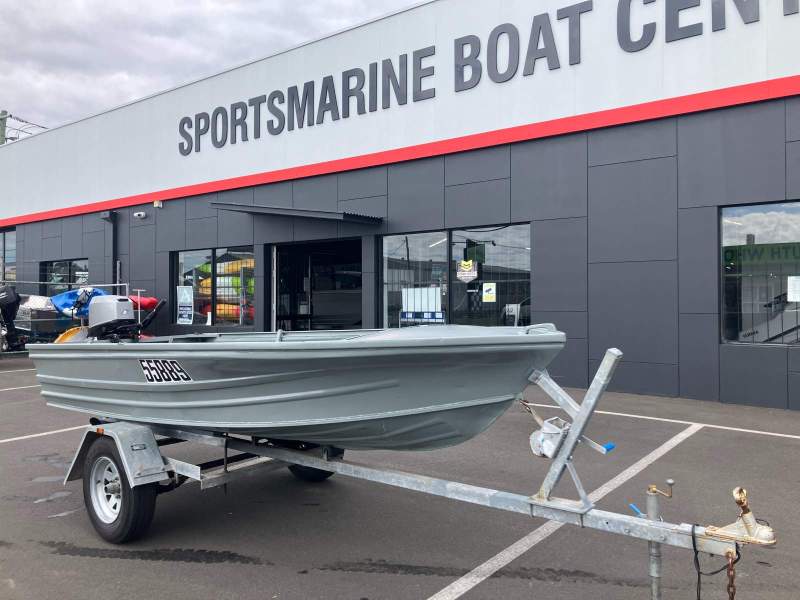 Quintrex 398 Tinny Boat, Motor, Trailer Package