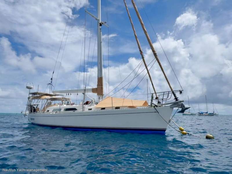 Outbound 46 100% solid GRP. Encapsulated keel.