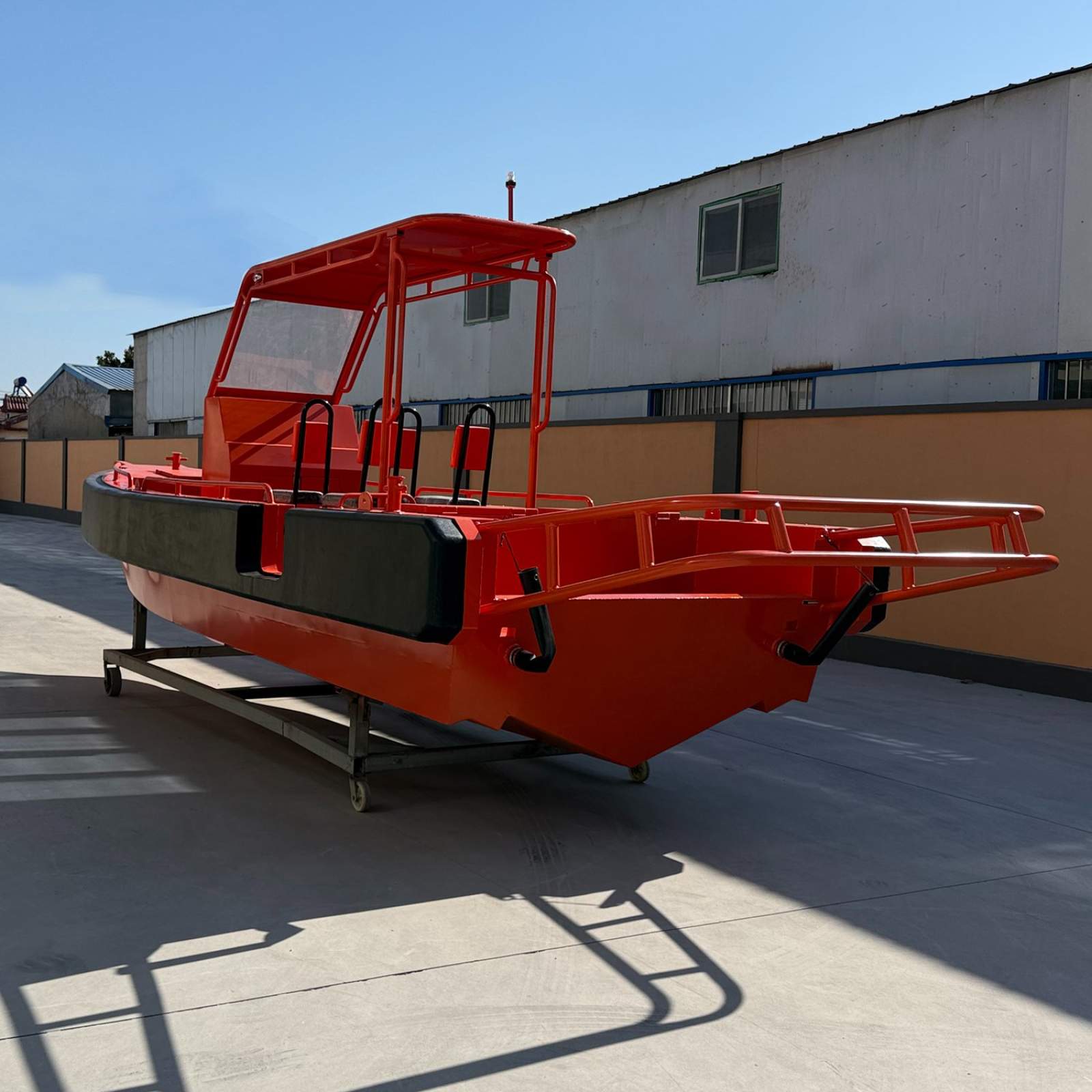 Custom 6.8 mtr aluminium solid foam filkled fender