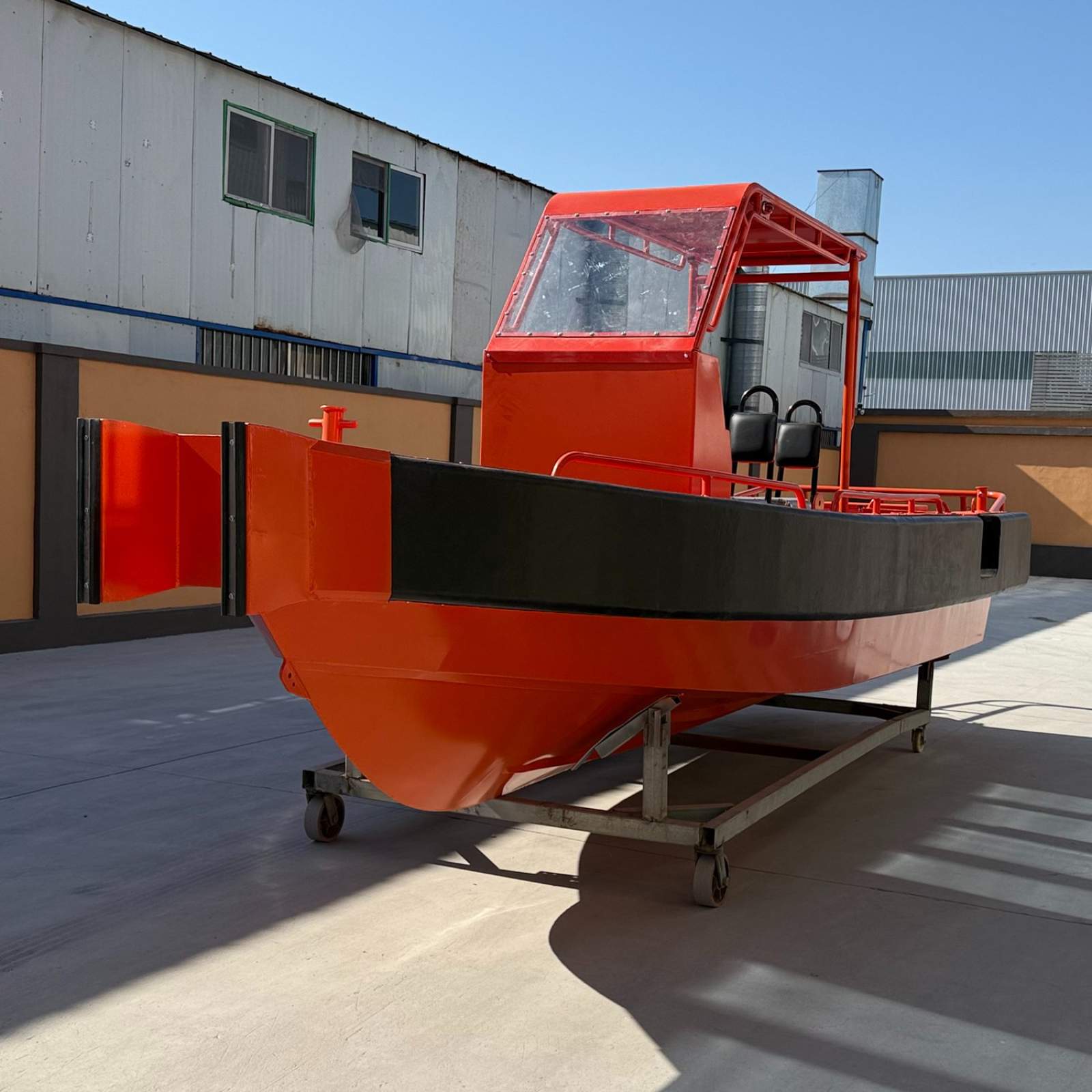 Custom 6.8 mtr aluminium solid foam filkled fender