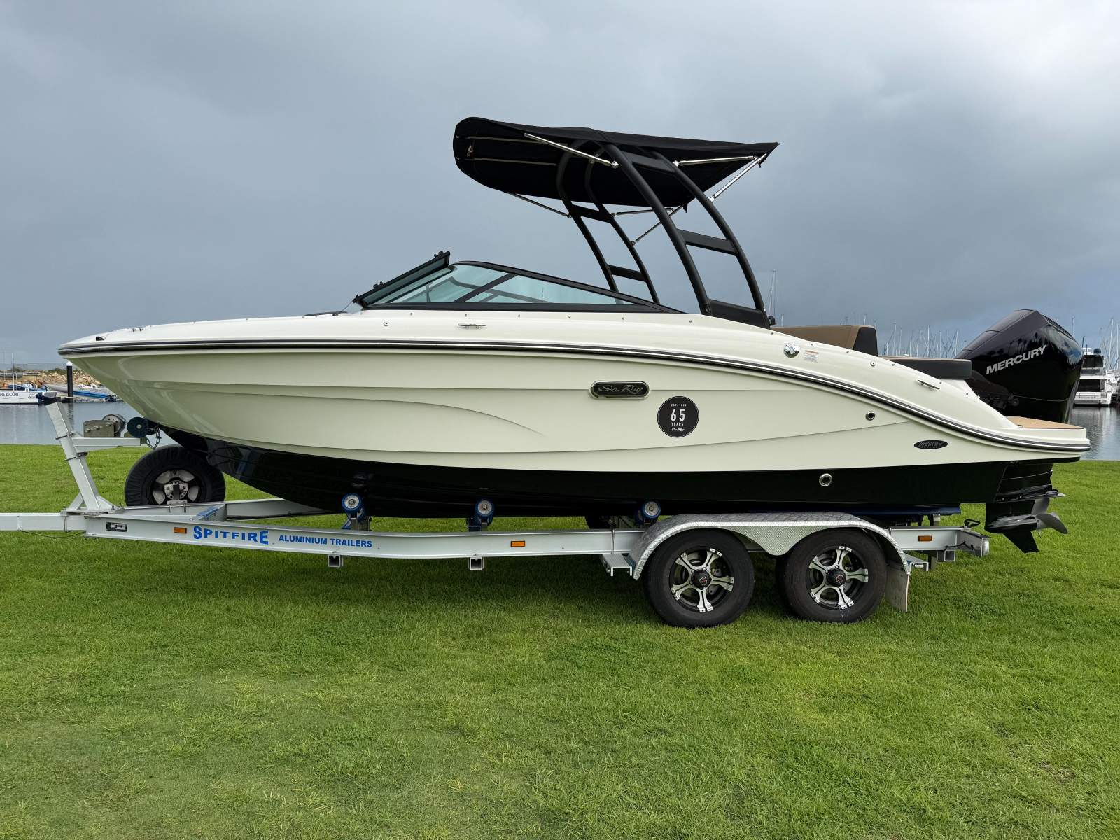 New Sea Ray 210 SPX:Upgraded Premium BLACK bottom