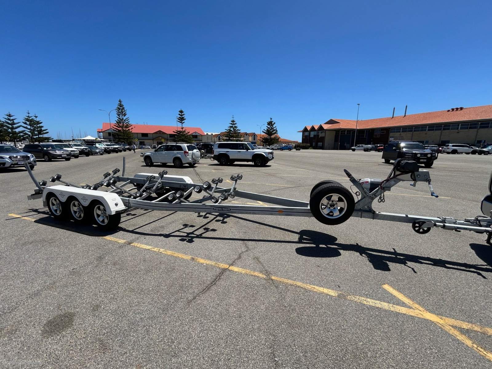 Hoskings Trailers Trailer - 4500 kg rated galvanised Tri Axle multi roller