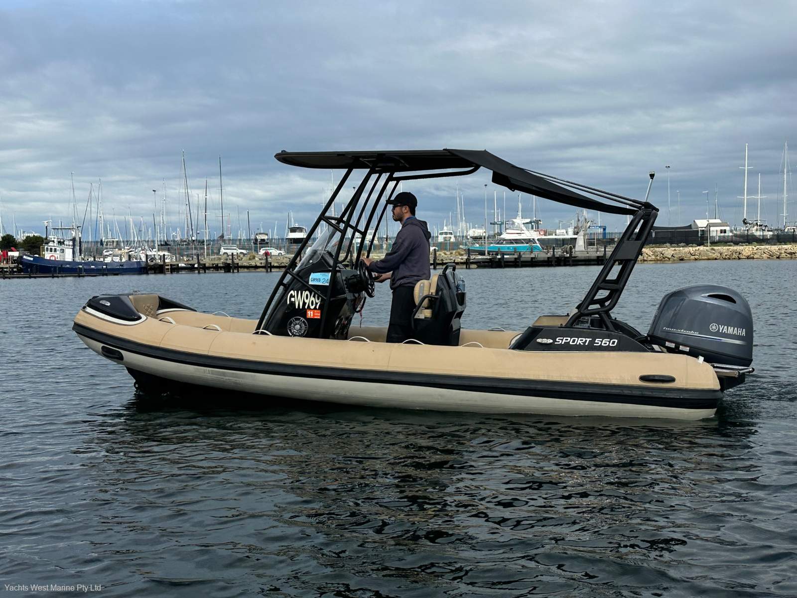 Highfield Sport 560 Hypalon:HIGHFIELD 560 SPORTS RIB  by YACHTS WEST ph 9335 7788