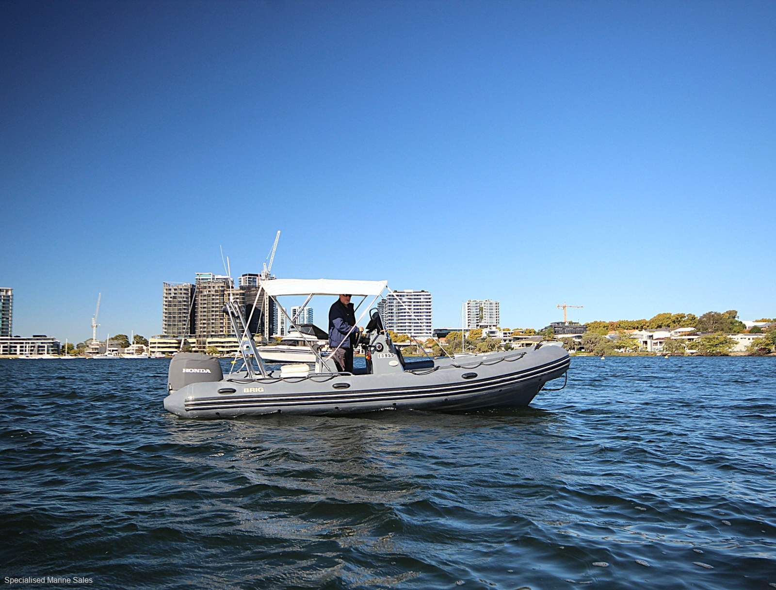 Brig Falcon 620H *** HYPALON RIB inc TRAILER *** $42,000 ***