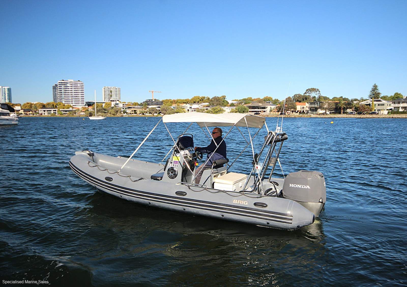 Brig Falcon 620H *** HYPALON RIB inc TRAILER *** $42,000 ***
