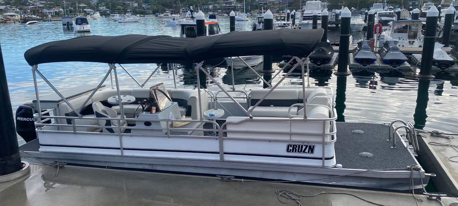Sunsetter 25ft Pontoon Sun setter pontoon