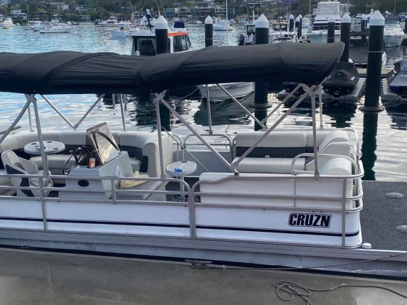 Sunsetter 25ft Pontoon Sun setter pontoon
