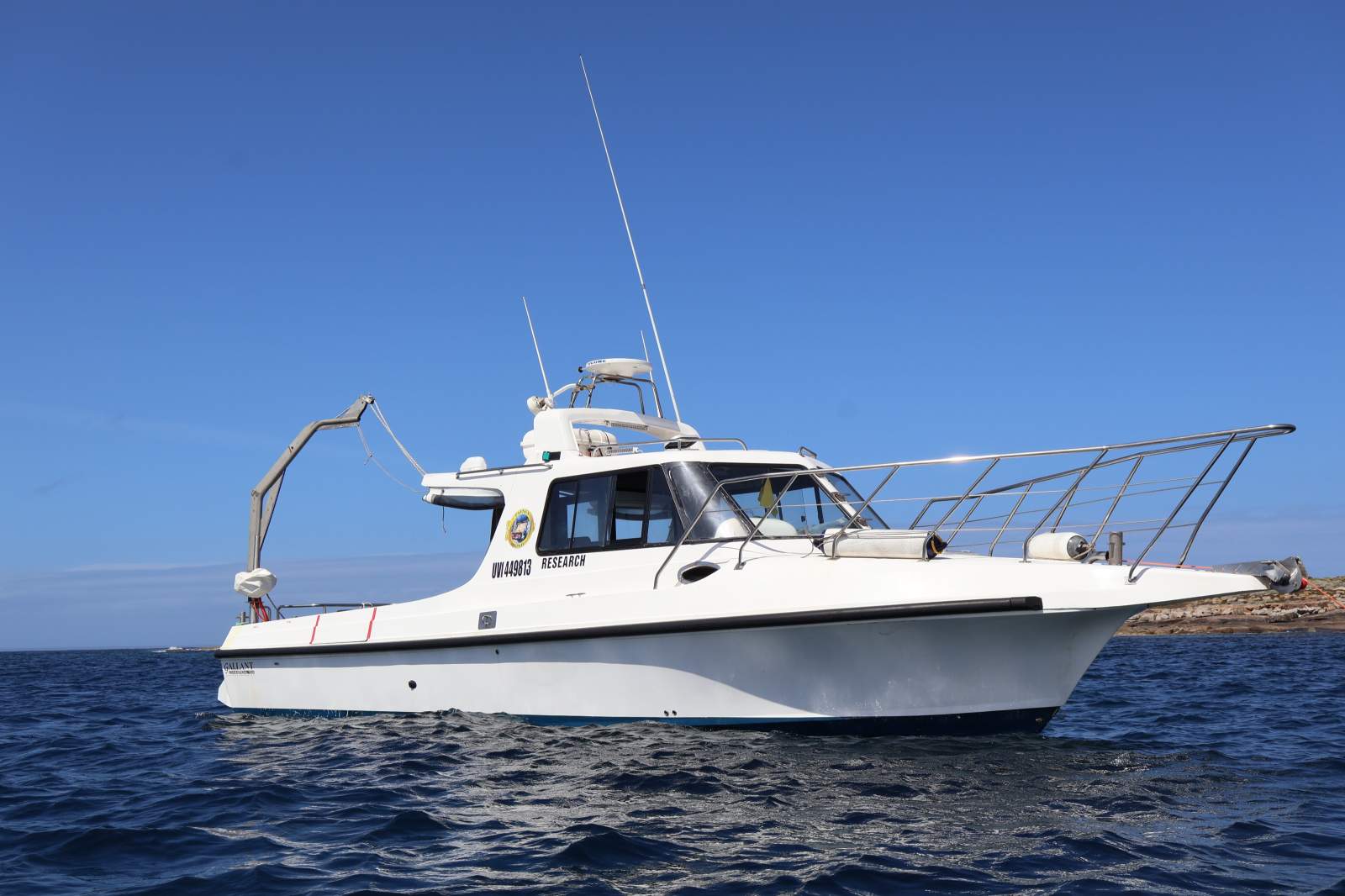 Clayton Marine Gallant 10.4 Fibreglass monohull specialised research vessel