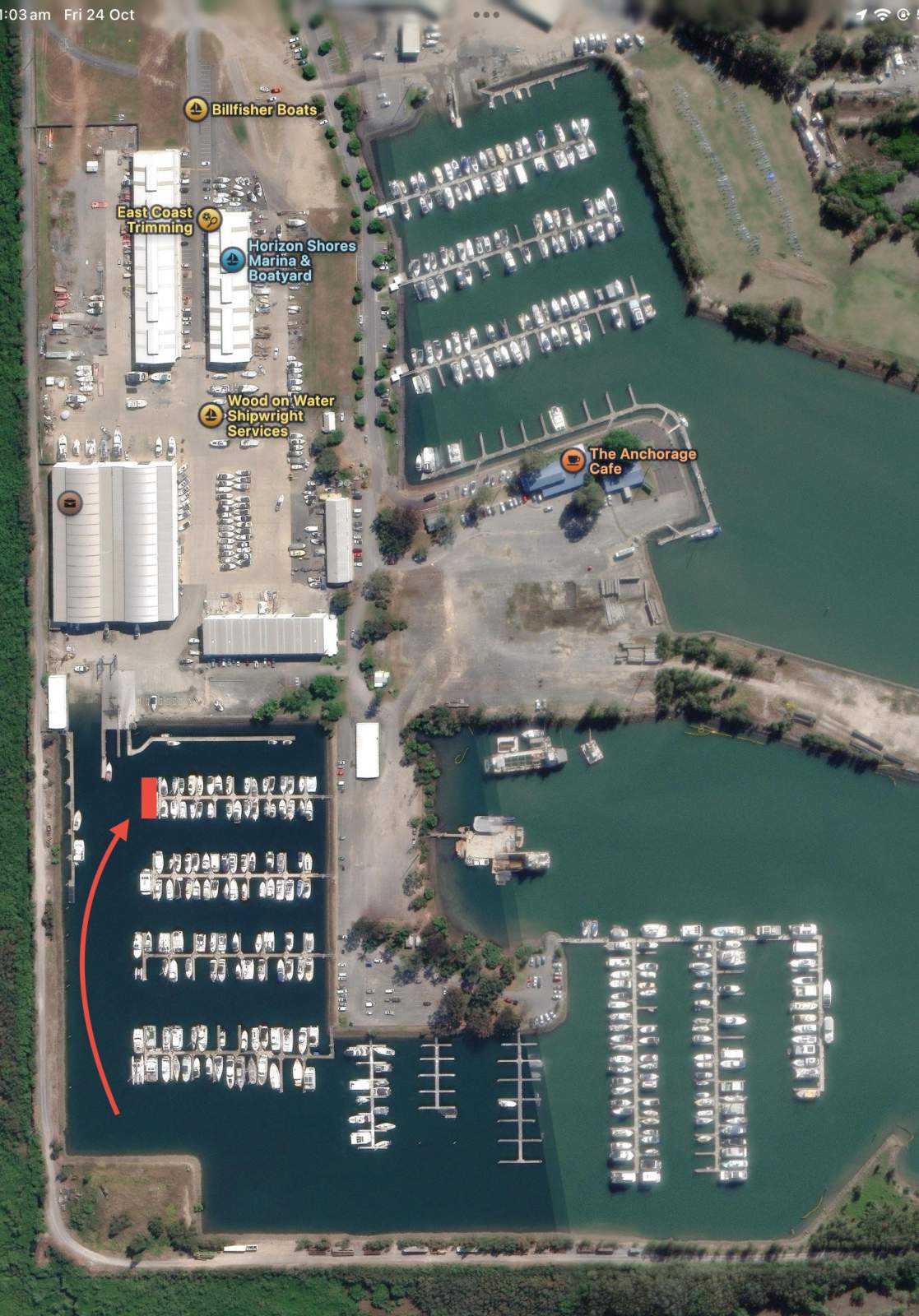 Pacific Point Marina (Horizon Shores) Berths J35 & J36 (Catamaran Berths)