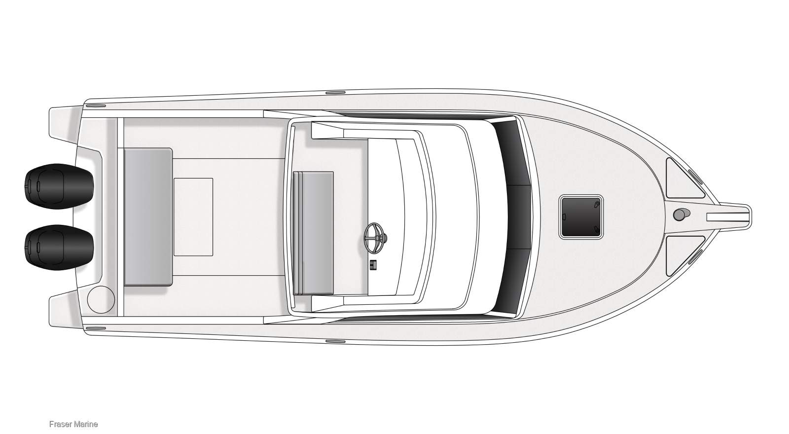 Caribbean 27 Flybridge Cruiser