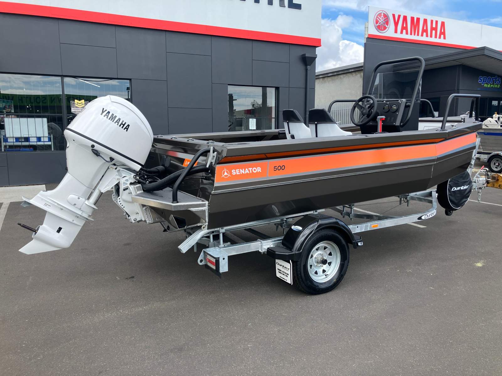 New Senator 500SC Boat, Motor, Trailer Package