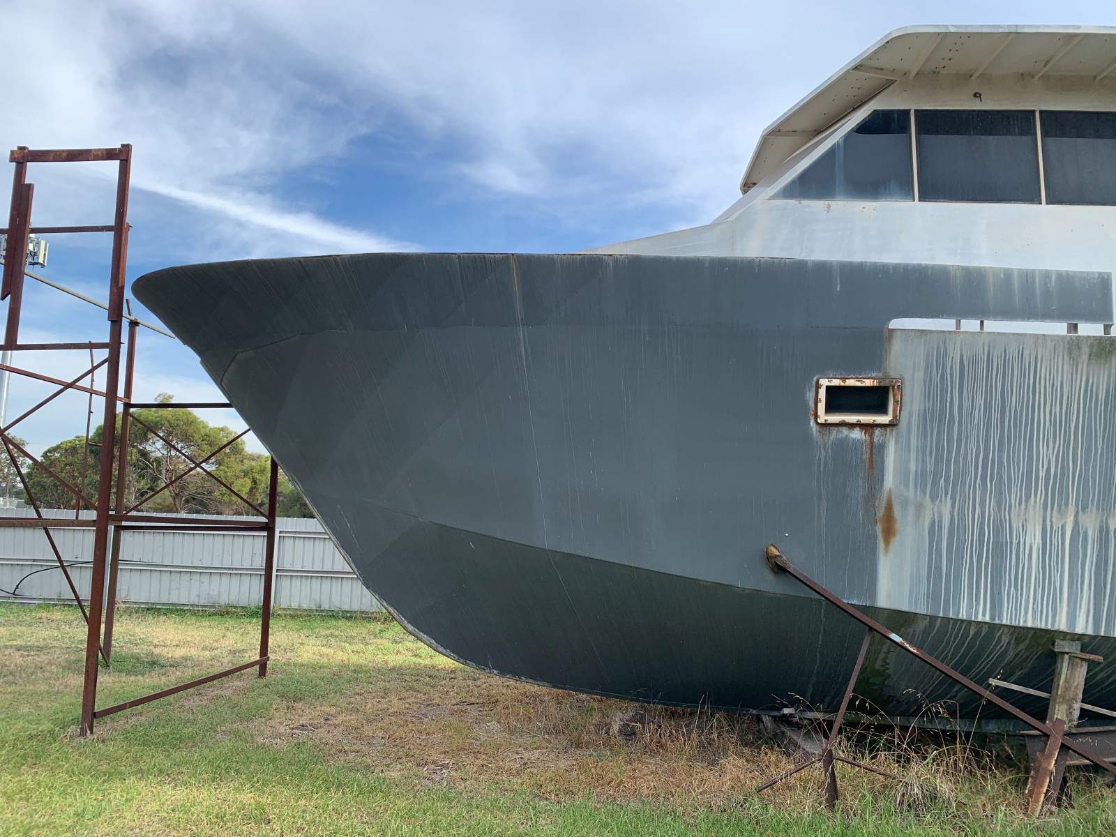 Custom 60 foot Corten steel pilot house