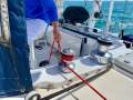 Simpson Cloud 12 Re-powered, re-rigged, superbly presented cruiser:Headsail furler controlled from helm