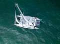 Simpson Cloud 12 Re-powered, re-rigged, superbly presented cruiser:125W x 4 panels mounted on davits arch.