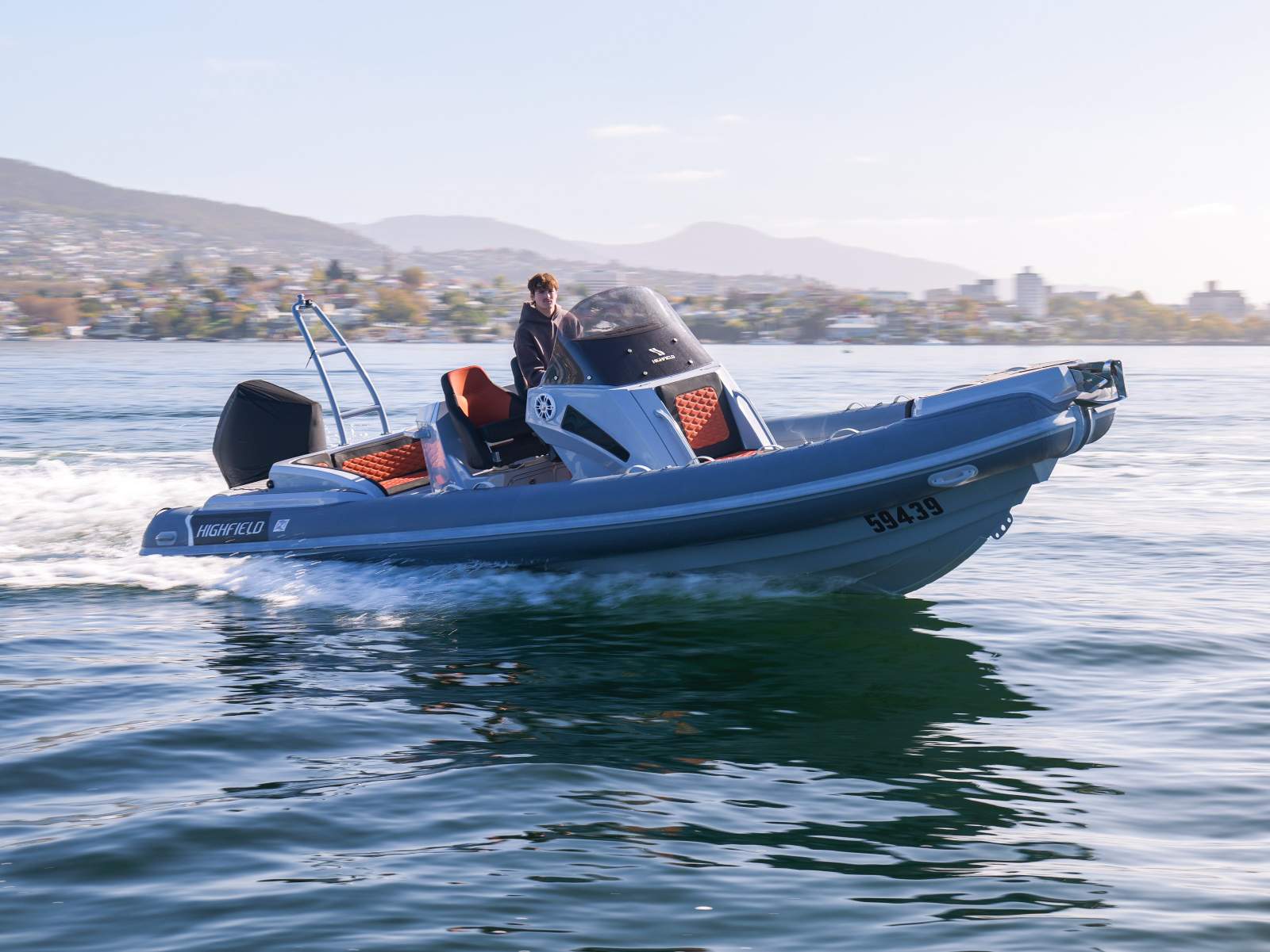 Highfield Sport 800 AS NEW, CUSTOM TRAILER, 50 KNOTS!