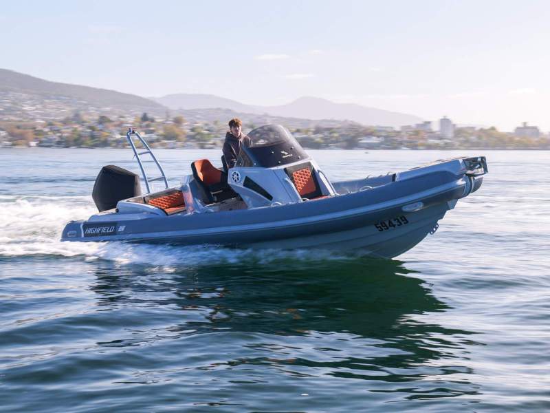 Highfield Sport 800 AS NEW, CUSTOM TRAILER, 50 KNOTS!
