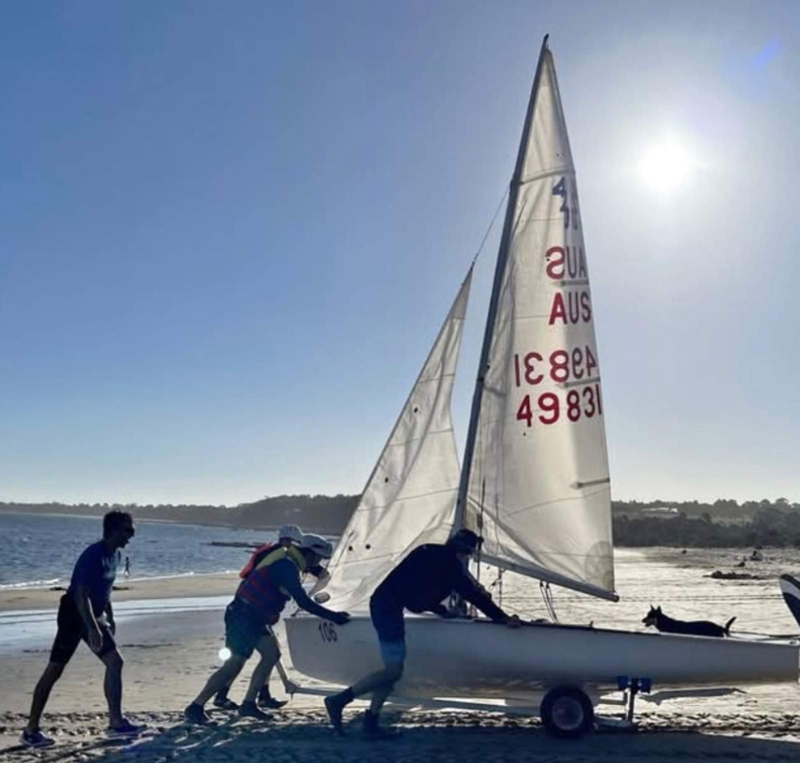 420 Sailing Dinghy