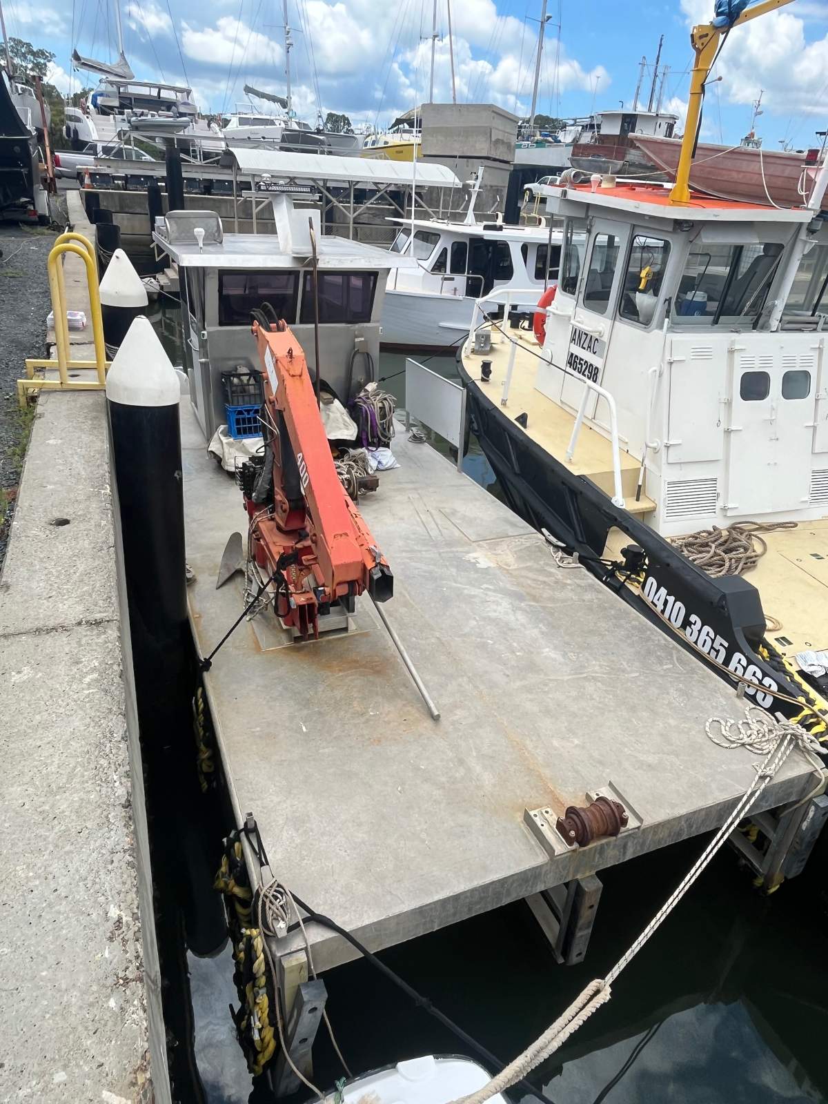 Custom Alloy Work Barge