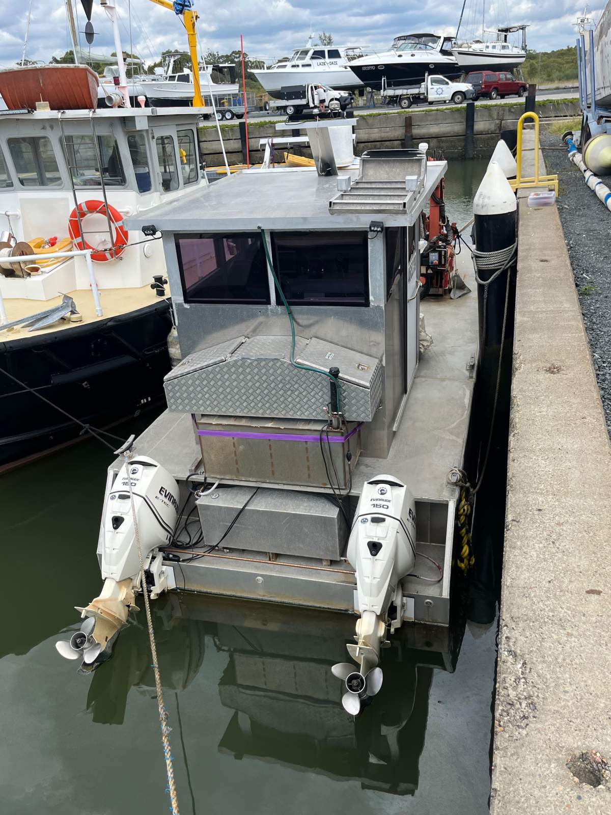 Custom Alloy Work Barge