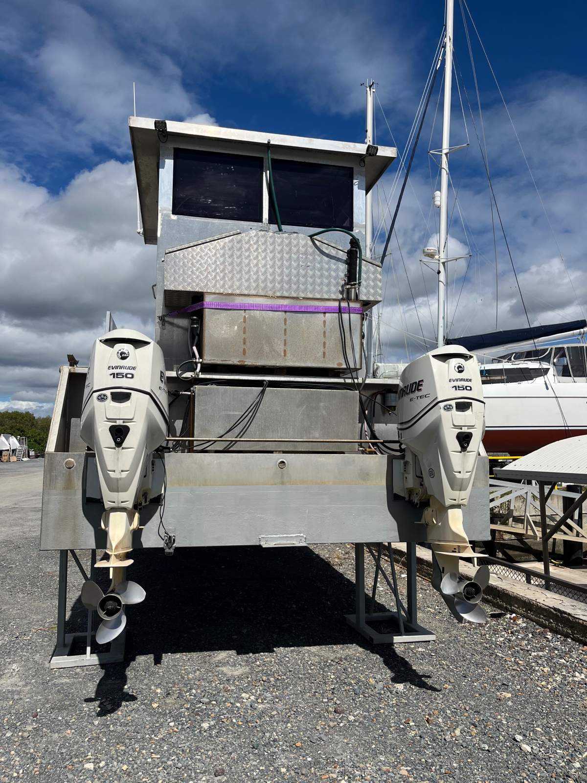 Custom Alloy Work Barge
