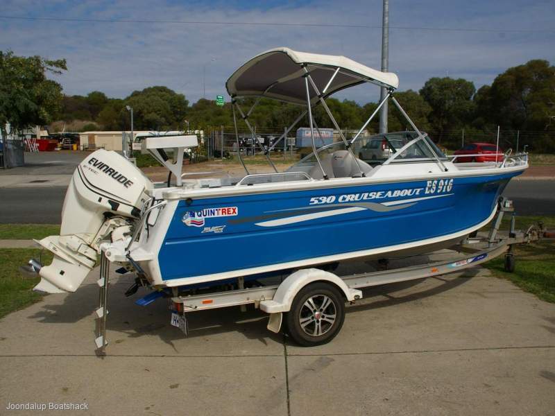 Quintrex 530 Cruiseabout 2014 model bow rider