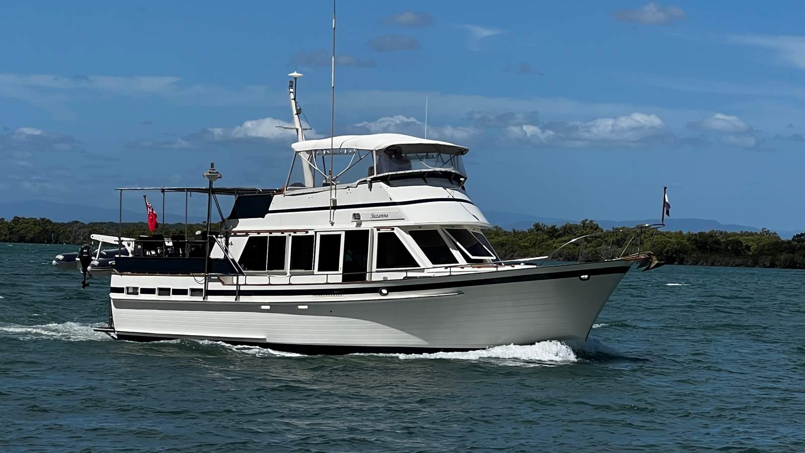 Kong Halvorsen 44 Motor Yacht Island Gypsy - Flush Aft Deck