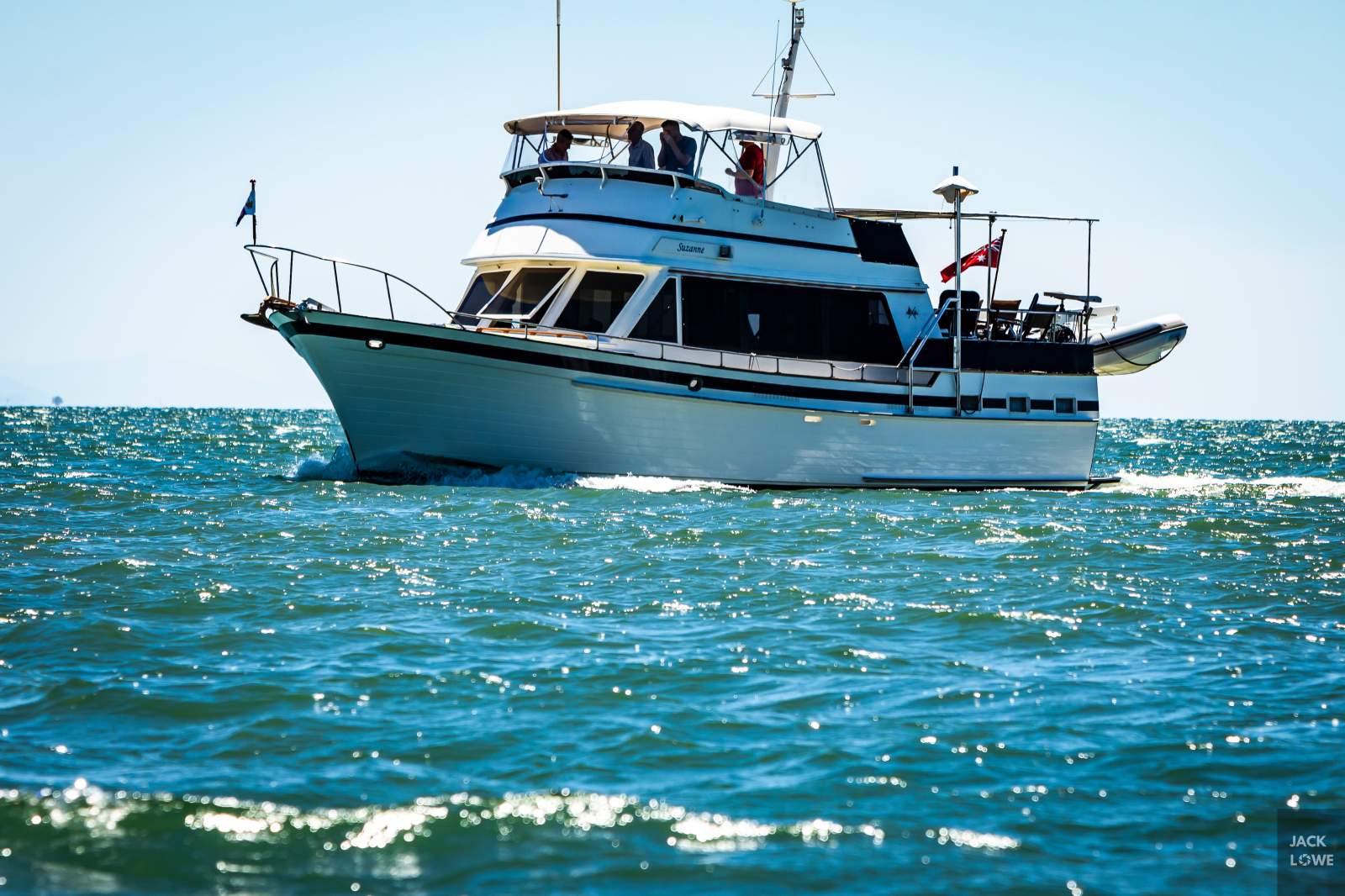 Kong Halvorsen 44 Motor Yacht Island Gypsy - Flush Aft Deck
