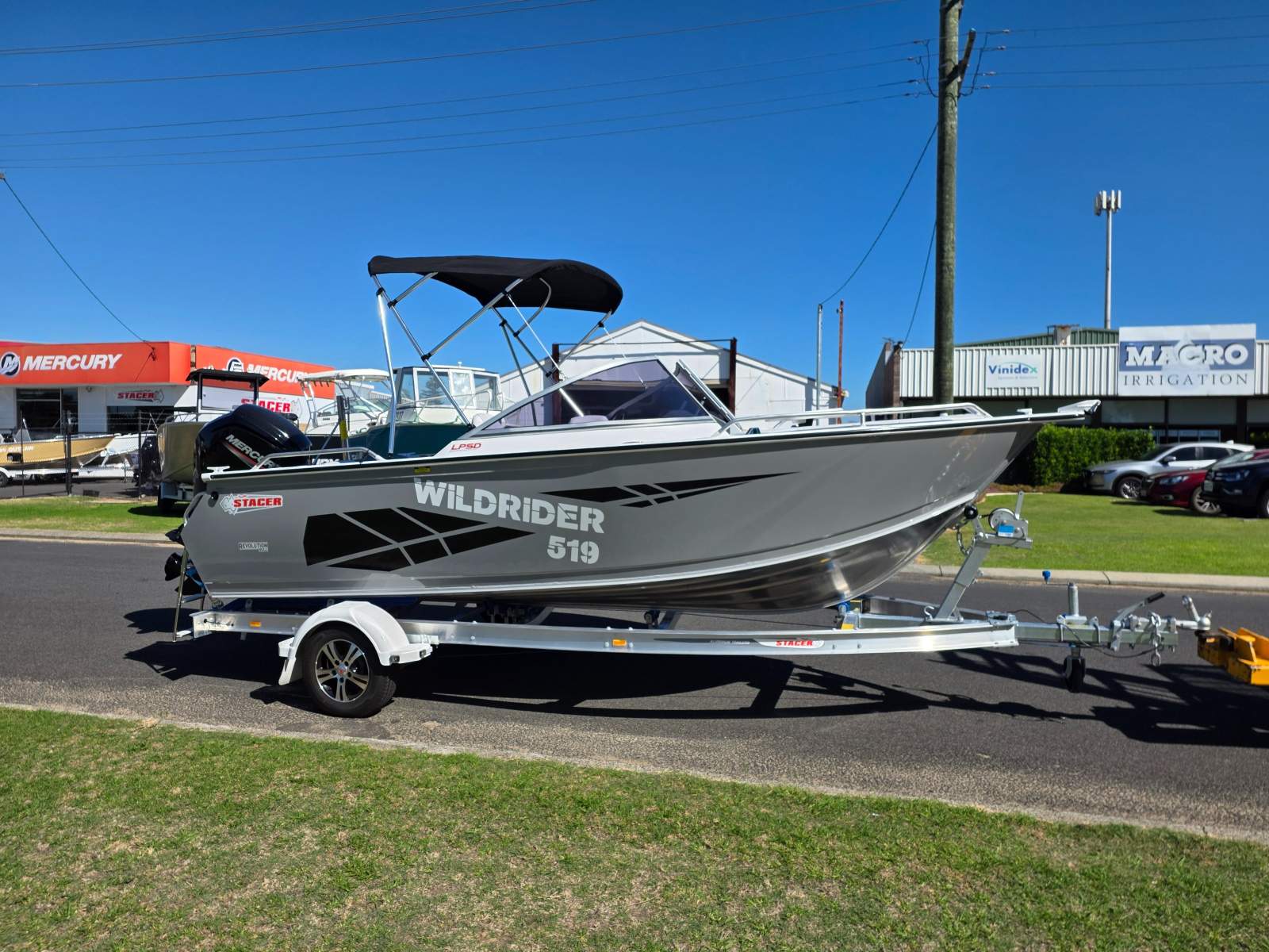 Stacer 519 Wild Rider 519 Willdrider Stacer, 90hp Mercury four stroke &