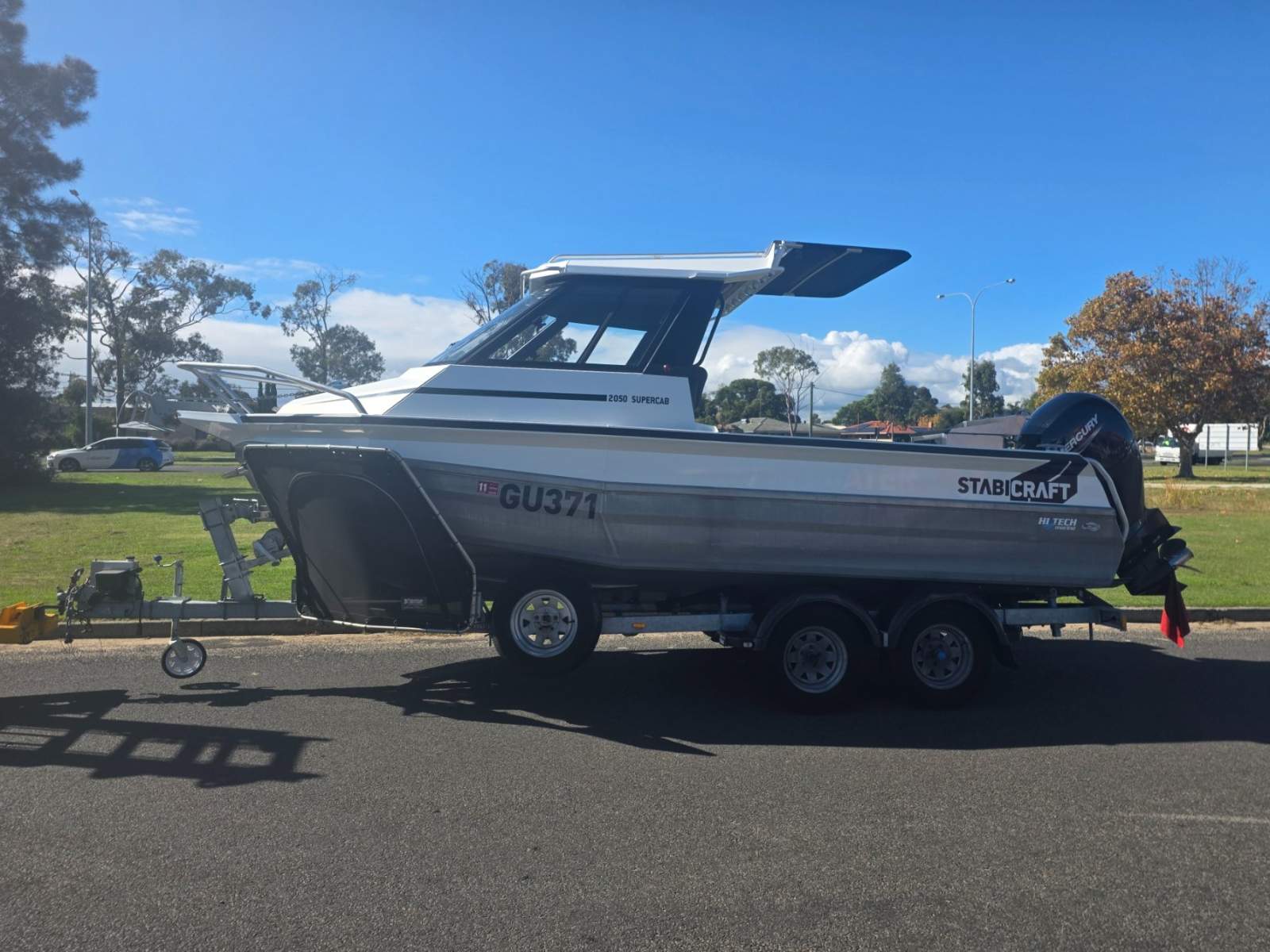 Stabicraft 2050 Supercab 150hp Mercury four stroke & Dunbier trailer