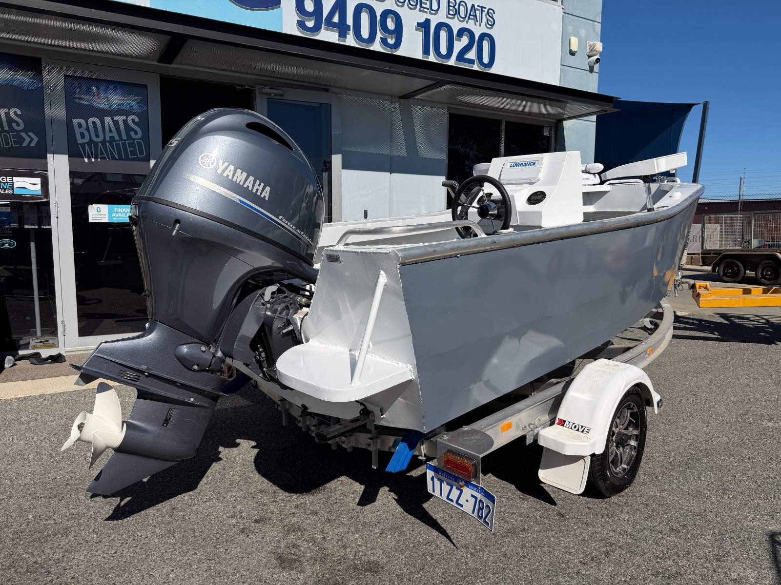 CNC Marine 4500 BA With Yamaha 75HP 4-Stroke (10 Hours!)