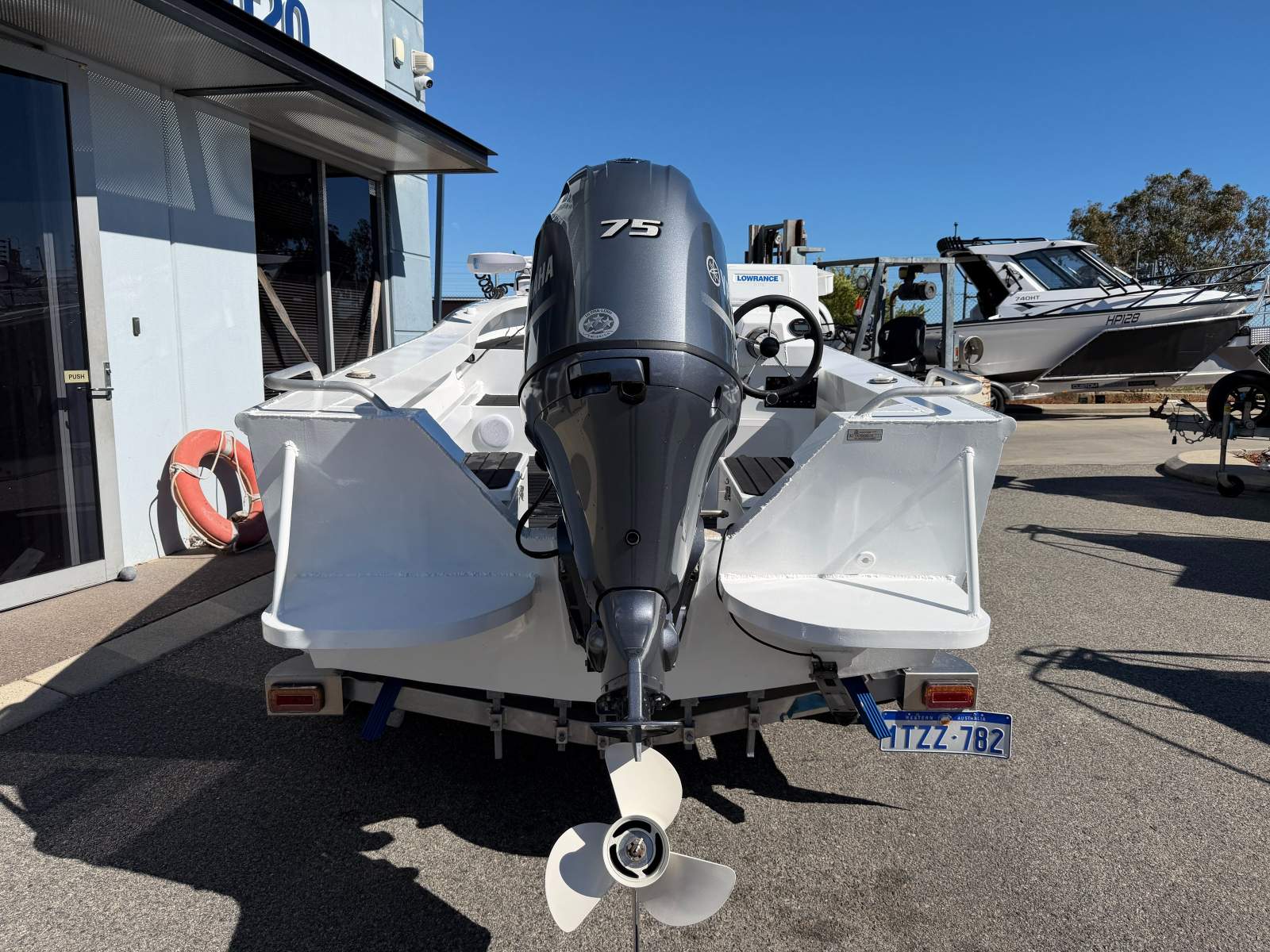 CNC Marine 4500 BA With Yamaha 75HP 4-Stroke (10 Hours!)