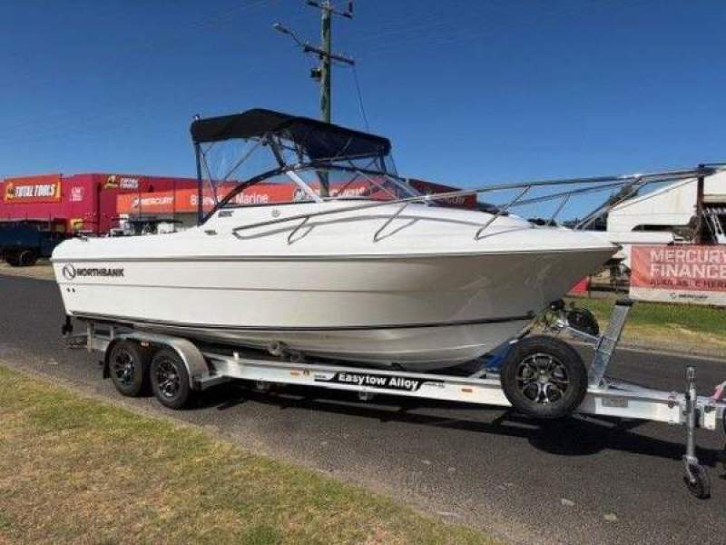 Northbank 600c, 200hp Mercury four stroke DTS & Alloy trailer