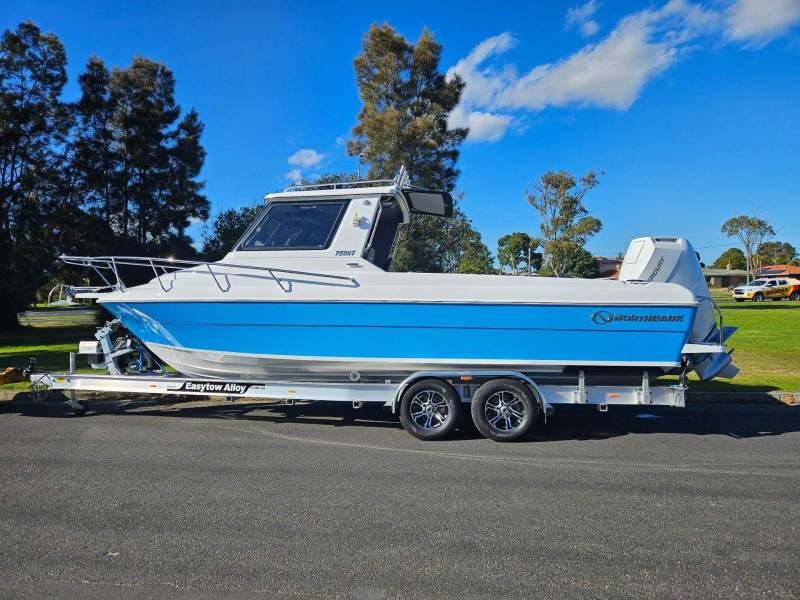 Northbank 750HT, 400hp Mercury four stroke V10 & 4t alloy trailer