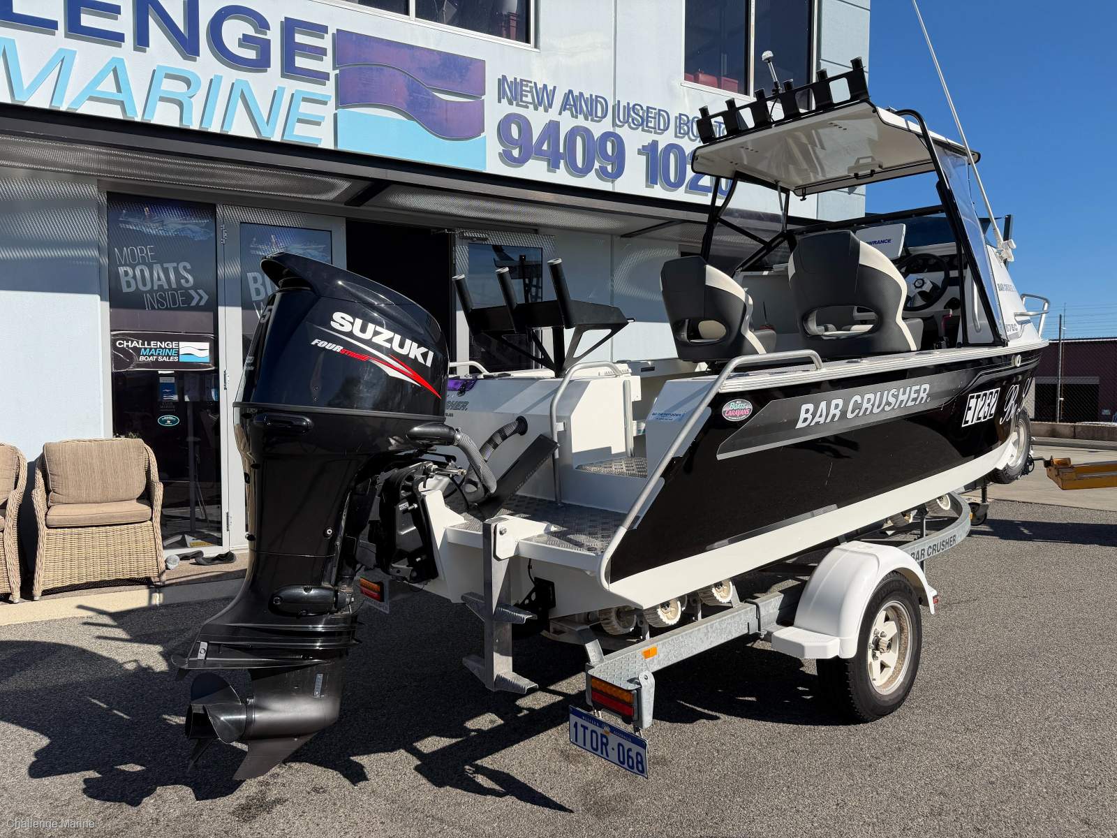 Bar Crusher 575C - Lowrance HDS10 with 1kw transducer