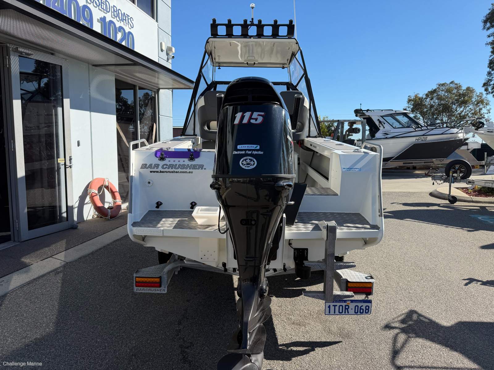 Bar Crusher 575C - Lowrance HDS10 with 1kw transducer