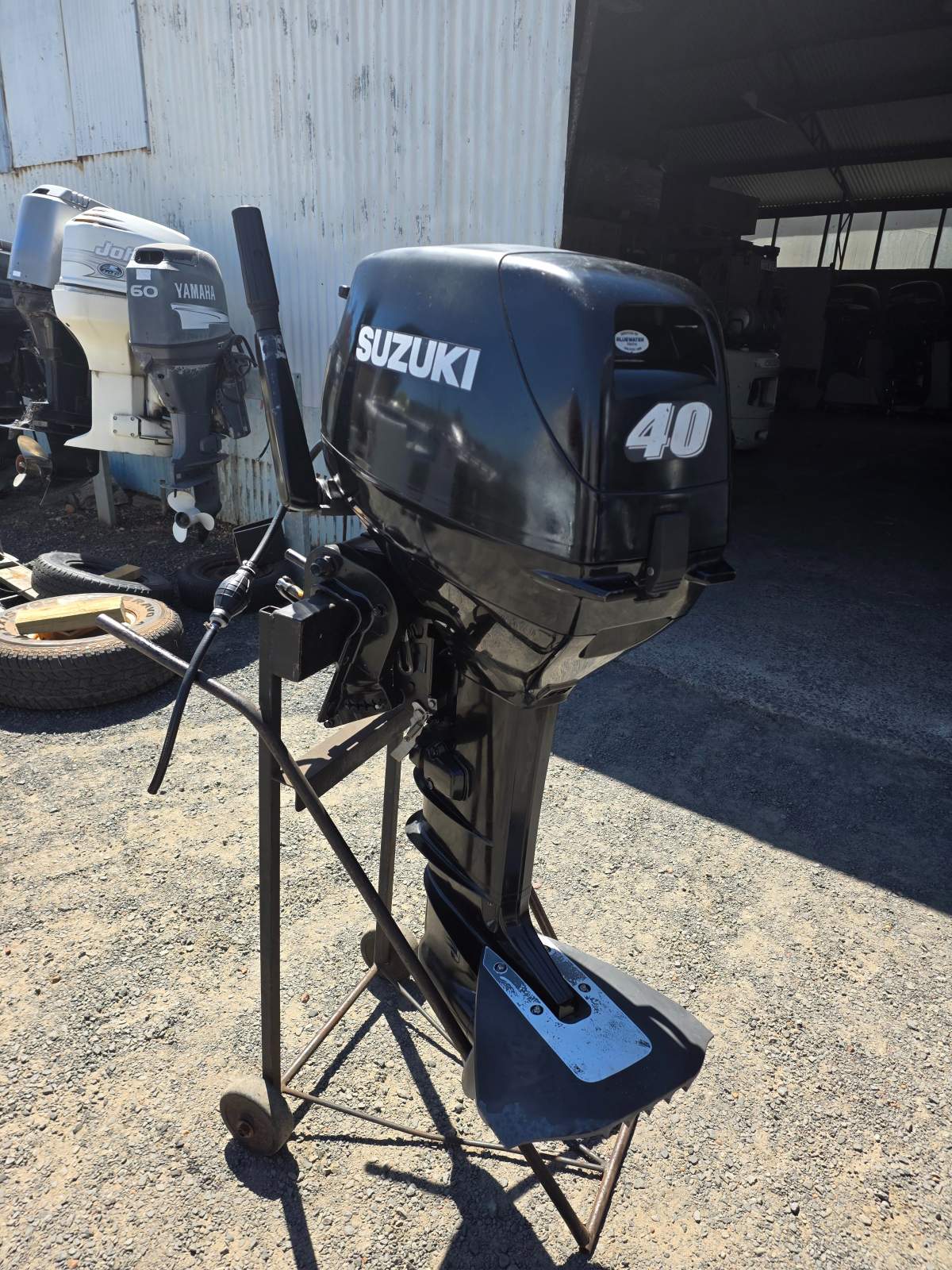 40hp Suzuki two stroke tiller steer