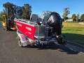 New Stacer 429 Outlaw Side Console, 50hp Mercury four stroke & 1098kg alloy trailer