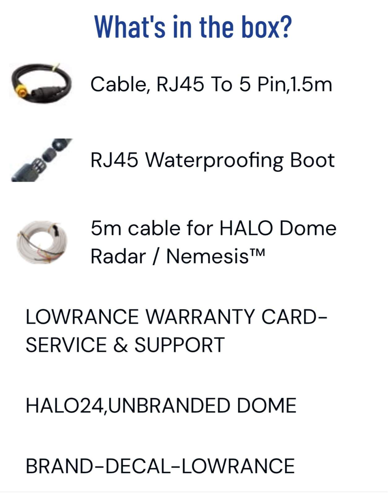 Lowrance HALO 24 Radar