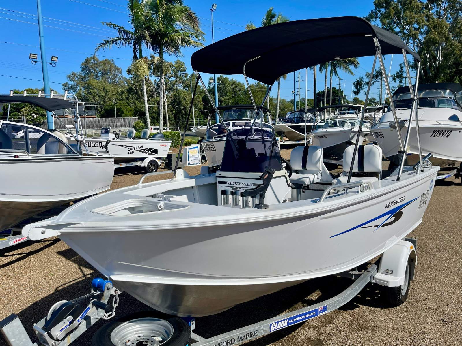 Clark 430 Fishmaster Side Console