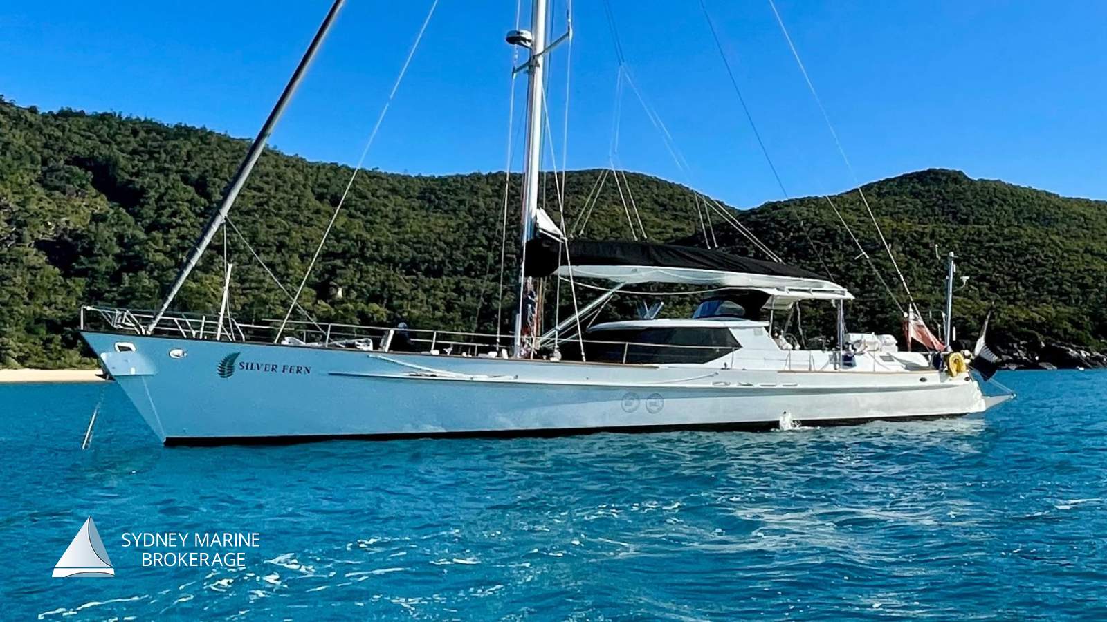 72' Iconic Cruising Yacht Silver Fern:1 Sydney Marine Brokerage 70 Steel Yacht Silver Fern For Sale