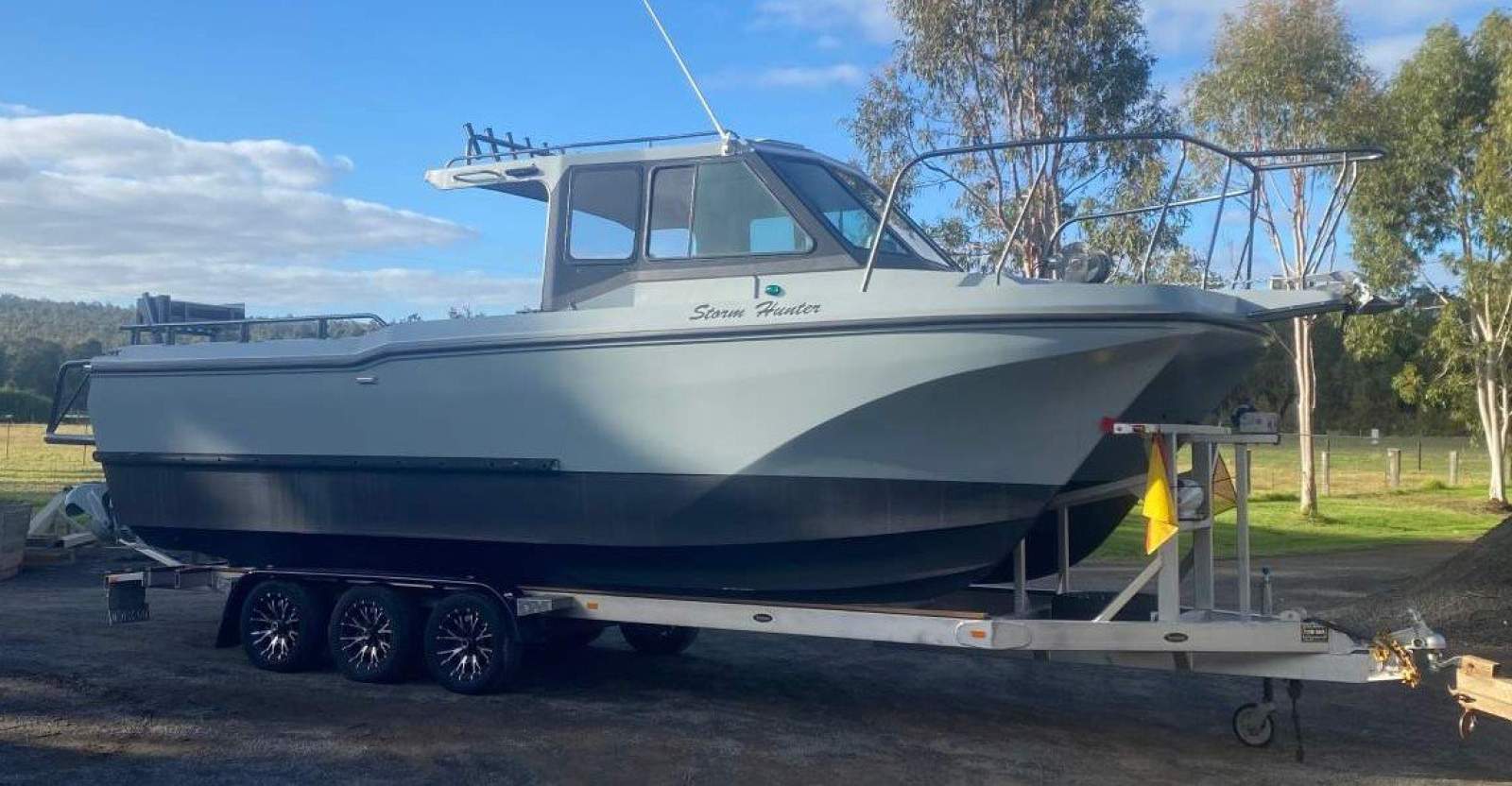 Cougar Cat 8.0 Full boat refit in 2025, lot of new gear on board