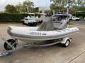 Brig Navigator 485 Fibreglass centre console rib with hypalon tubes