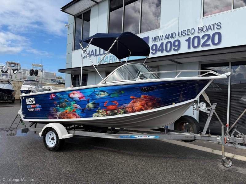 Quintrex 560 Coast Runner - Fresh wrap with Yamaha reliablitiy 100 HP 4 st