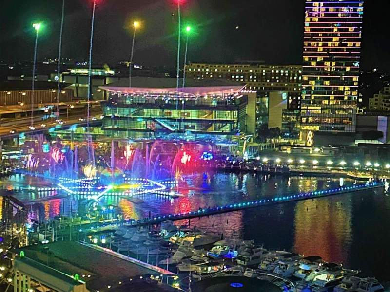 SYDNEYS VIVID 2026 LIGHT SPECTACULAR - DARLING HARBOUR MARINA BERTHS