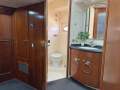 Carver 530 Voyager Once You're Aboard, You Won't Want to Leave:Master stateroom ensuite with vanity, bath and separate toilet