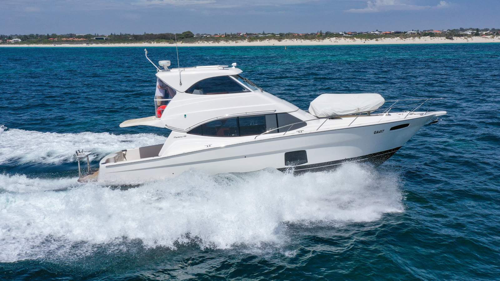 Maritimo 470 Offshore with TwinDisc EJS & Position Hold