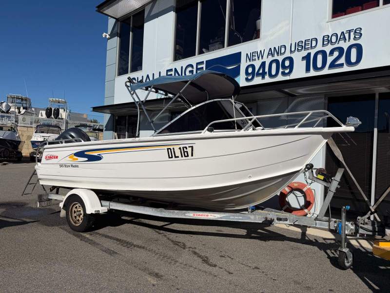 Stacer 549 Wave Master With 2015 Yamaha 115HP 4-Stroke (147 hours)