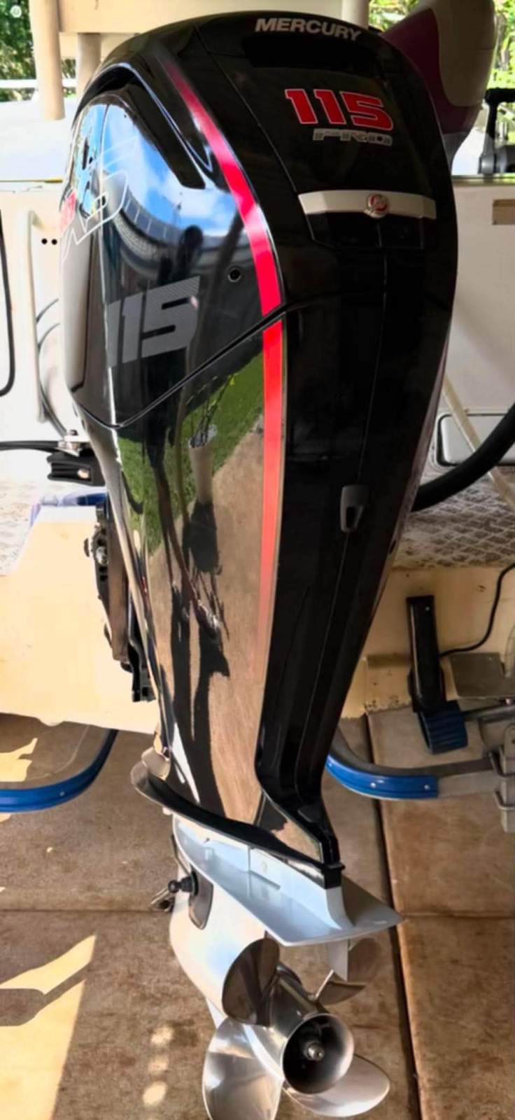Trailcraft 510 Profish Excellent fishing boat paired with mercury 115 gqr
